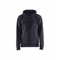 BLAKLADER 3530 Craftsman Hoodie Dark Navy Blue (Men) in Cotton French Terry 320 gsm – product display image; Holster Pockets false, Features 100% cotton; Kangaroo pocket