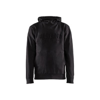 BLAKLADER 3530 Craftsman Hoodie Black (Men) in Cotton French Terry 320 gsm – product display image; Holster Pockets false, Features 100% cotton; Kangaroo pocket