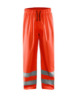 BLAKLADER Trousers 1384 with  for BLAKLADER Trousers | 1384 Rain High Vis Red Trousers with Reflective Tape Polyester Waterproof that have Configuration available in Electrical