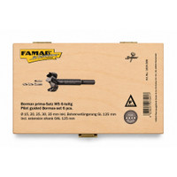 FAMAG 1624 Bormax 2.0 Prima Forstner Bit Set 15, 20, 25, 30, 35 mm Centre Point; Pilot Guided