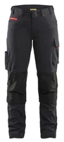 BLAKLADER Trousers | 7195 Womens Trousers with Stretch for Electricians, Carpenters in the Women in Trades