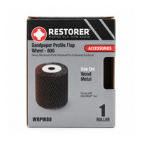 RESTORER TOOL WRPW80 Profile Flap Wheel 80 Grit 80mm × 100mm