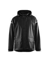 Buy online in Australia and New Zealand a  Black Rain Jacket  for Carpenters that are comfortable and durable.