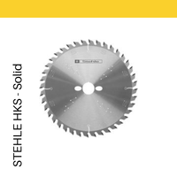 The STEHLE circular saw blade model HKS SOLID is perfect for both professionals and DIY enthusiasts, designed for Solid Timber in 130mm diameter with a 20mm Bore.