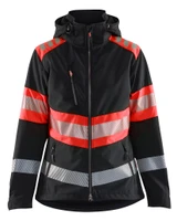 Stay focused on the job with the Blaklader jacket in Black with High Vis Red details keeping you comfortable.