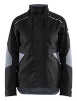 Upgrade your workwear with the Black Blaklader Workwear jacket, ideal for all seasons with Full Zip and Anti-Flame.