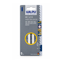 WILPU HC 12 D Jig Saw Blade 100 mm 10 TPI Cross-Ground (Pack of 5)