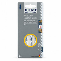 WILPU HGS 14 bi Jig Saw Blade 100 mm 6.35 TPI Side Set (Pack of 5)