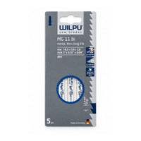 WILPU MG 11 bi Jig Saw Blade 76.5 mm 21 TPI Wavy Set (Pack of 5)