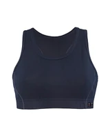 BLAKLADER Underwear | 7203 Womens Navy Blue Underwear Sports Bra with Anti-Flame in Durable Poly/Cotton Blend