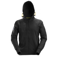 SNICKERS Hoodie , SNICKERS, Hoodie , 2880 , Black , Full Zip , , Cotton,  Workwear,  Work Hoodie