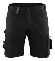 BLAKLADER 1798 Mens Craftsman Black Shorts with Durable Poly/Cotton Blend that  are suitable for Carpentry work
