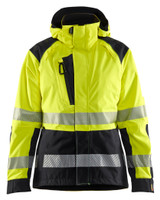 The Windproof Blaklader jacket model 4436 in High Vis Yellow with Black details is essential for your work wardrobe.