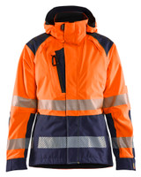 This High Vis Orange Blaklader Workwear jacket is crafted from durable Polyester, perfect for outdoor work conditions Windproof and Waterproof.
