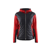 BLAKLADER 5931 Craftsman Jacket Red / Black (Women) in Knitted Polyester