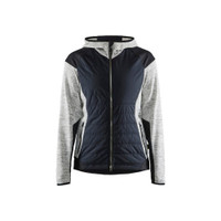 BLAKLADER 5931 Craftsman Jacket Grey Melange / Black (Women) in Knitted Polyester
