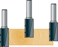 A straight plunge router bit for milling machines and portable routers such as Festool, Makita and Mafell. Take a look at Stehle total tools router bits solution for box groove cutting.