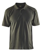 The BLAKLADER 3326 Green  Pique Polo Shirt is designed for comfort and functionality, making it an ideal choice for work and outdoor activities.