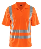 Enhance your safety and comfort with the BLAKLADER 3391 Men's High Vis Orange UV Protection Profile T-Shirt.
