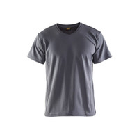BLAKLADER 3323 Short Sleeve T-Shirt Grey (Men) in UV-Protective Wicking Polyester Pique