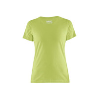 BLAKLADER 3334 Short Sleeve T-Shirt Lime Green (Women) in Lightweight Cotton Single Jersey