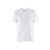BLAKLADER 3360 Short Sleeve T-Shirt White (Men) in Cotton Elastane