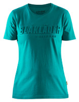 Buy online in Australia and New Zealand a Womens Teal T-Shirt  for Electricians that are comfortable and durable.