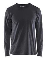 BLAKLADER T-Shirt  3500 with  for BLAKLADER T-Shirt  | 3500 Mid Grey Long Sleeve Work T-Shirt in Cotton that have Long Sleeve  available in Australia and New Zealand