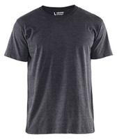 BLAKLADER Cotton Black Melange  T-Shirt  for Carpenters that have  available in Australia and New Zealand