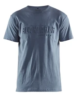 BLAKLADER T-Shirt  3531  with  for BLAKLADER T-Shirt  | 3531 Mens Numb Blue 3D Logo T-Shirt in Cotton that have  available in Australia and New Zealand