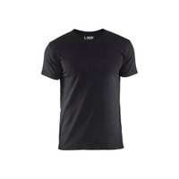 BLAKLADER 3533 Short Sleeve T-Shirt Black (Men) in Cotton Elastane