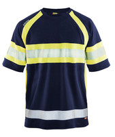 Stay focused on the job with the Blaklader t-shirt in Navy Blue, designed to keep you comfortable and looking sharp throughout your workday.