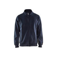 BLAKLADER 3349 Craftsman Sweater Dark Navy Blue (Men) in Brushed PolyCotton Terry 360 gsm