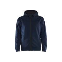 BLAKLADER 3363 Fleece Sweater Dark Navy / Black (Men) in Polyester Pique Fleece