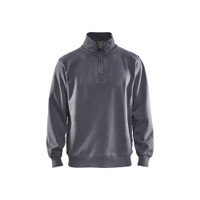 BLAKLADER 3365 Craftsman Sweater Grey (Men) in Brushed PolyCotton Terry 360 gsm