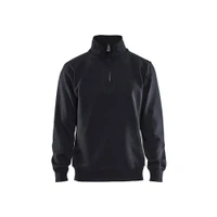 BLAKLADER 3365 Craftsman Sweater Black (Men) in Brushed PolyCotton Terry