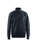 BLAKLADER Pullover  3369  with  for BLAKLADER Pullover  | 3369  Dark Navy Blue 1/4 Zip Collared Pullover in Cotton that have 1/4 Zip  available in Australia and New Zealand
