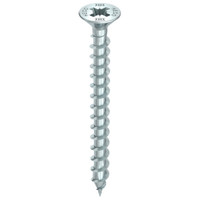The HECO screw with a 3mm diameter, in Silver Zinc is ideal for heavy-duty applications in construction.