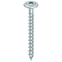 The HECO Full Thread Silver Zinc screw is designed for easy installation, making it a favorite among builders and DIY enthusiasts.