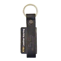 Snickers Workwear, Stylish keyring in full-grain leather made from waste leather, making this timeless product an eco-friendly choice.