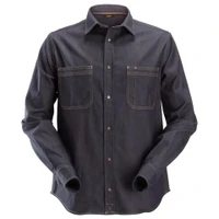 SNICKERS  Shirt 8555 with  for SNICKERS Shirt | 8555 Navy Blue Long Sleeve Shirt in Denim that have Denim available in Australia and New Zealand