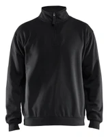BLAKLADER Pullover  3587 with  for BLAKLADER Pullover  | 3587 Black 1/4 Zip Collared Pullover with Durable Poly/Cotton Blend that have 1/4 Zip  available in Australia and New Zealand