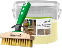Osmo Paint Remover Gel 6611 is a powerful, ready-to-use viscous gel specially formulated to remove old oil-based surface finishes from exterior timber.