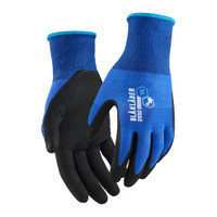 BLAKLADER 2932 Craftsman Glove Cornflower Blue in Nitrile Microfoam Knit