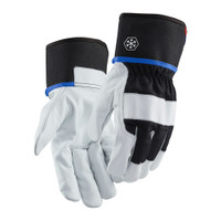 BLAKLADER 2288 Craftsman Glove Black / White in Full Grain Cowhide