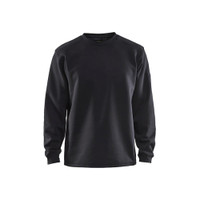 BLAKLADER 3335 Craftsman Sweater Black (Men) in Cotton Sweat