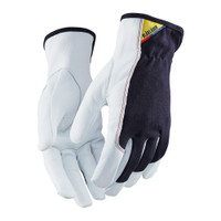 BLAKLADER 2803 Craftsman Glove Dark Navy / White in Goatskin Leather Cotton