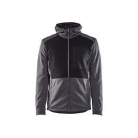 BLAKLADER 3540 Craftsman Fleece Sweater Black Melange (Men) in Polyester Fleece
