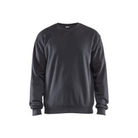 BLAKLADER 3585 Craftsman Fleece Sweater Mid Grey (Men) in PolyCotton Fleece