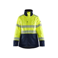 BLAKLADER 4917 High Vis Jacket Hi-Vis Yellow / Navy Blue (Women) in Inherent FR Shell